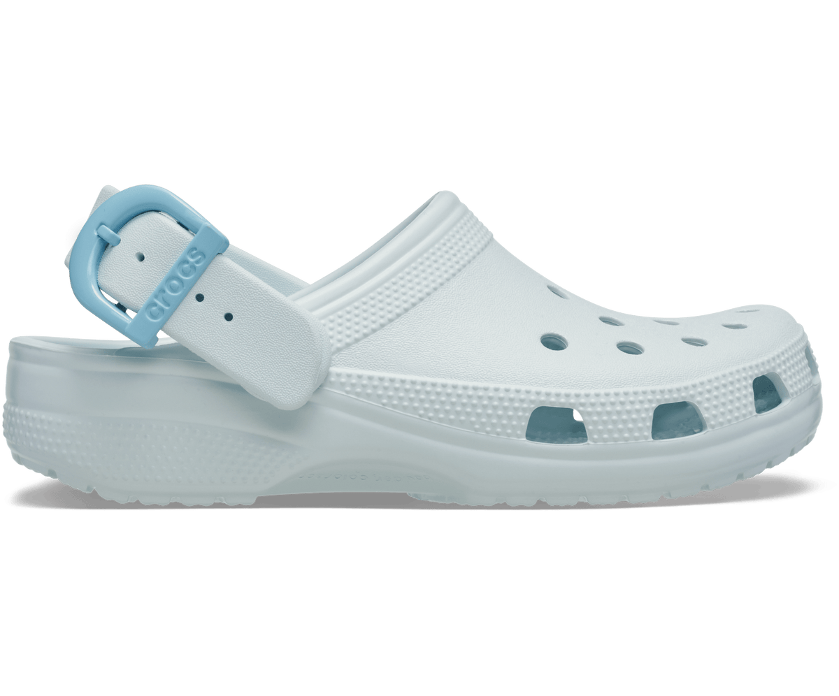 Classic Enamel Buckle Clog - Vapor Ice