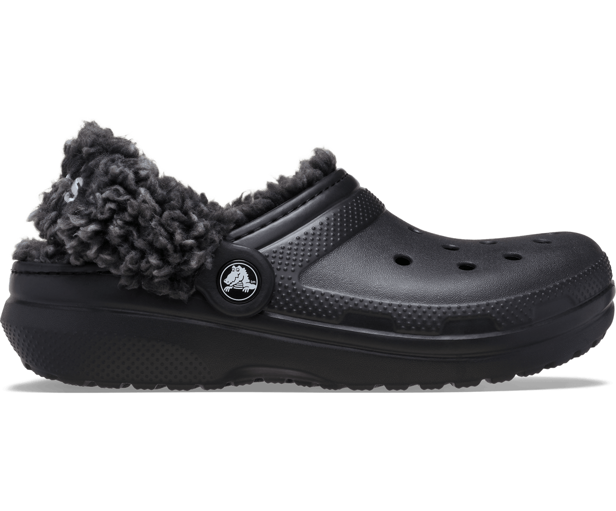 Kids鈥?Classic Fleece Lined Clog - Black