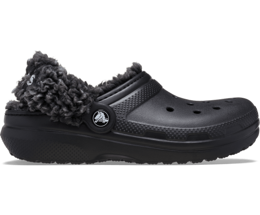 Kids鈥?Classic Fleece Lined Clog - Black