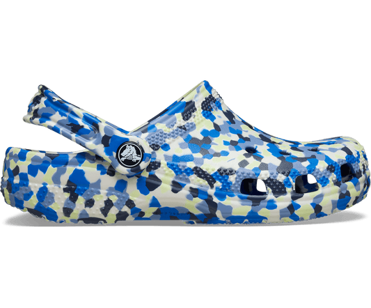 Kids' Classic Glow Confetti Clog - Glow Light/Multi