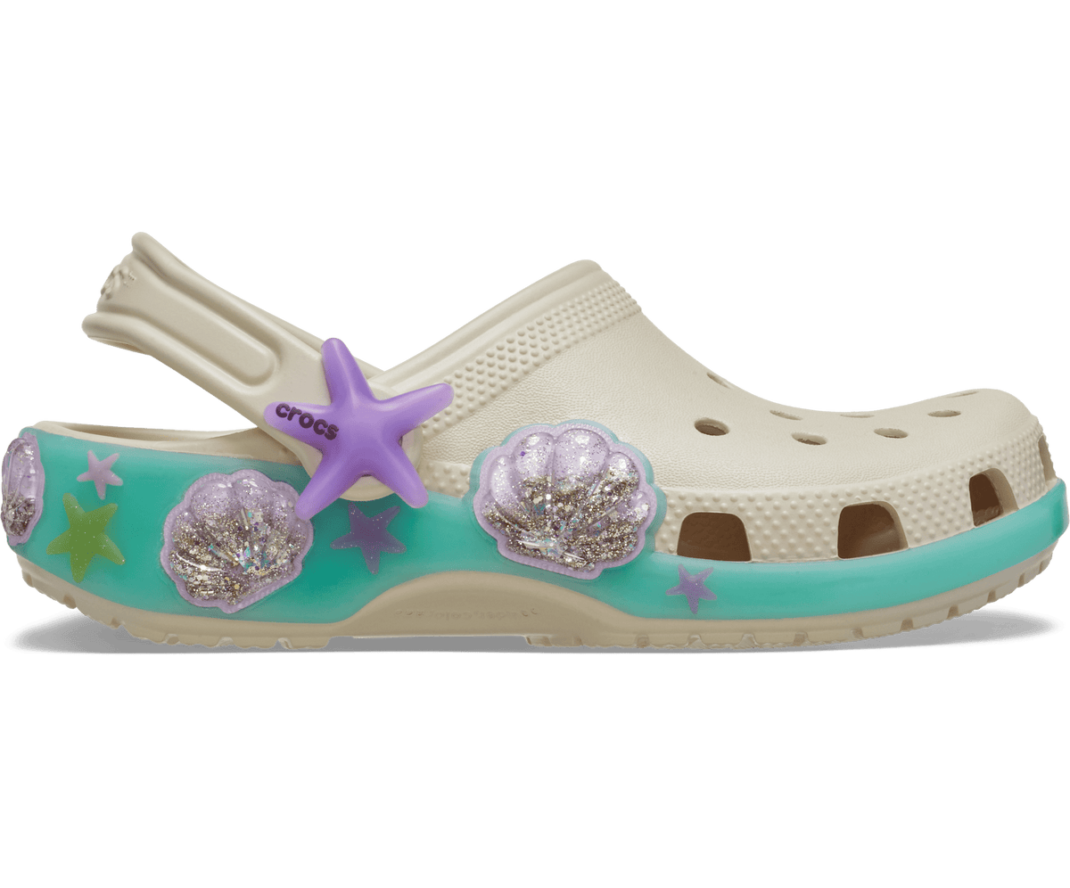 Kids' Classic Sea Sparkle Shaker Clog - Frapp茅