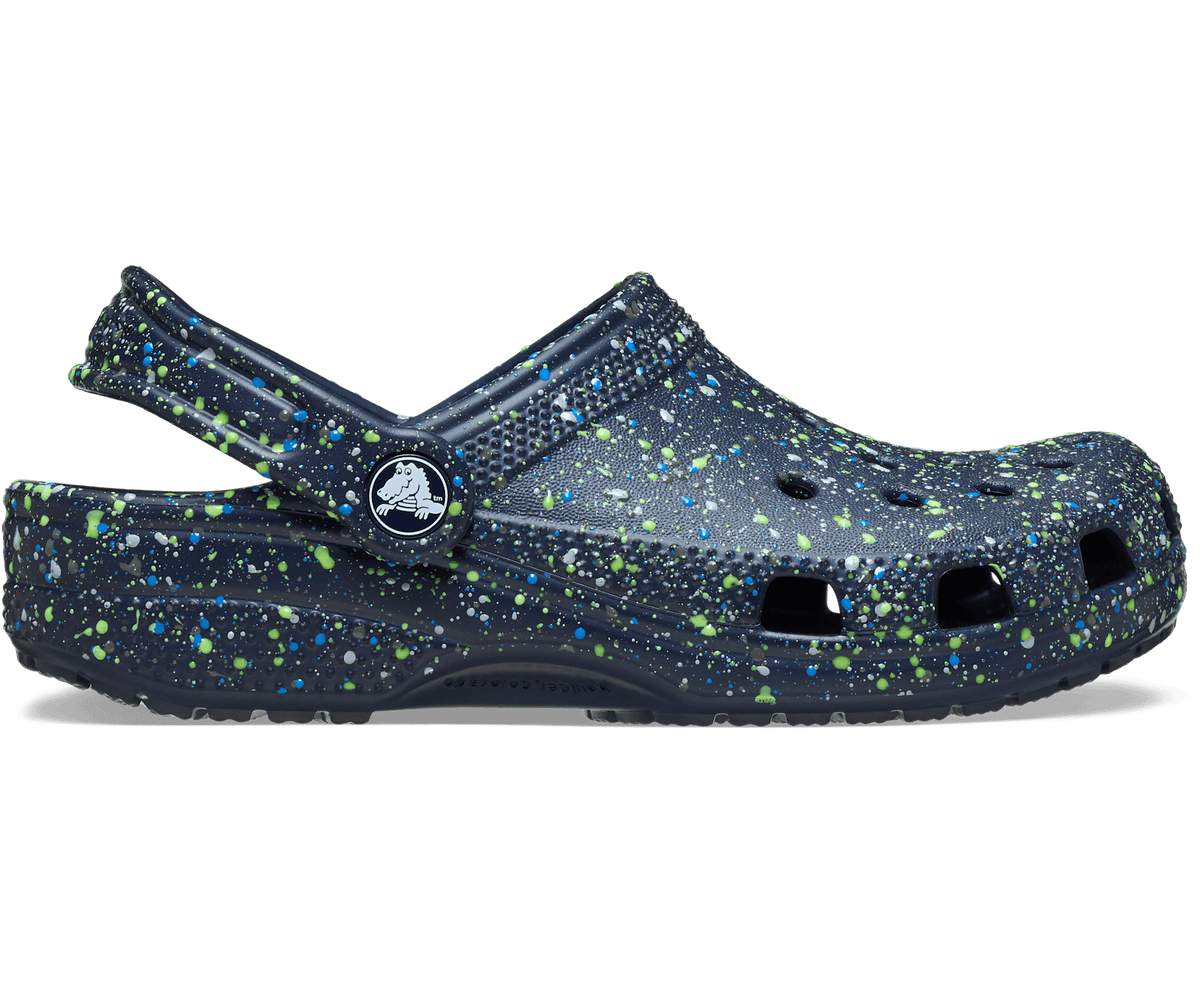 Kids鈥?Classic Splatter Paint Clog - Navy / Multi
