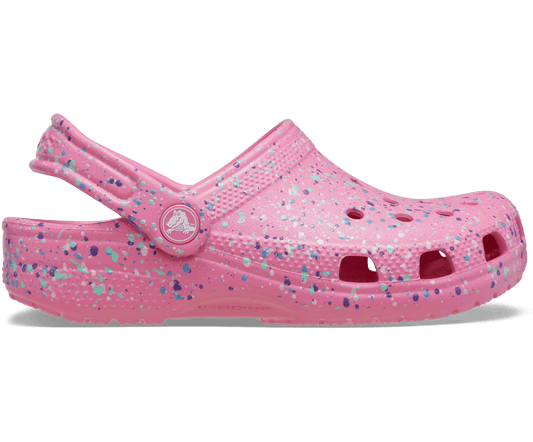 Kids鈥?Classic Splatter Paint Clog - Pink Lemonade/Multi