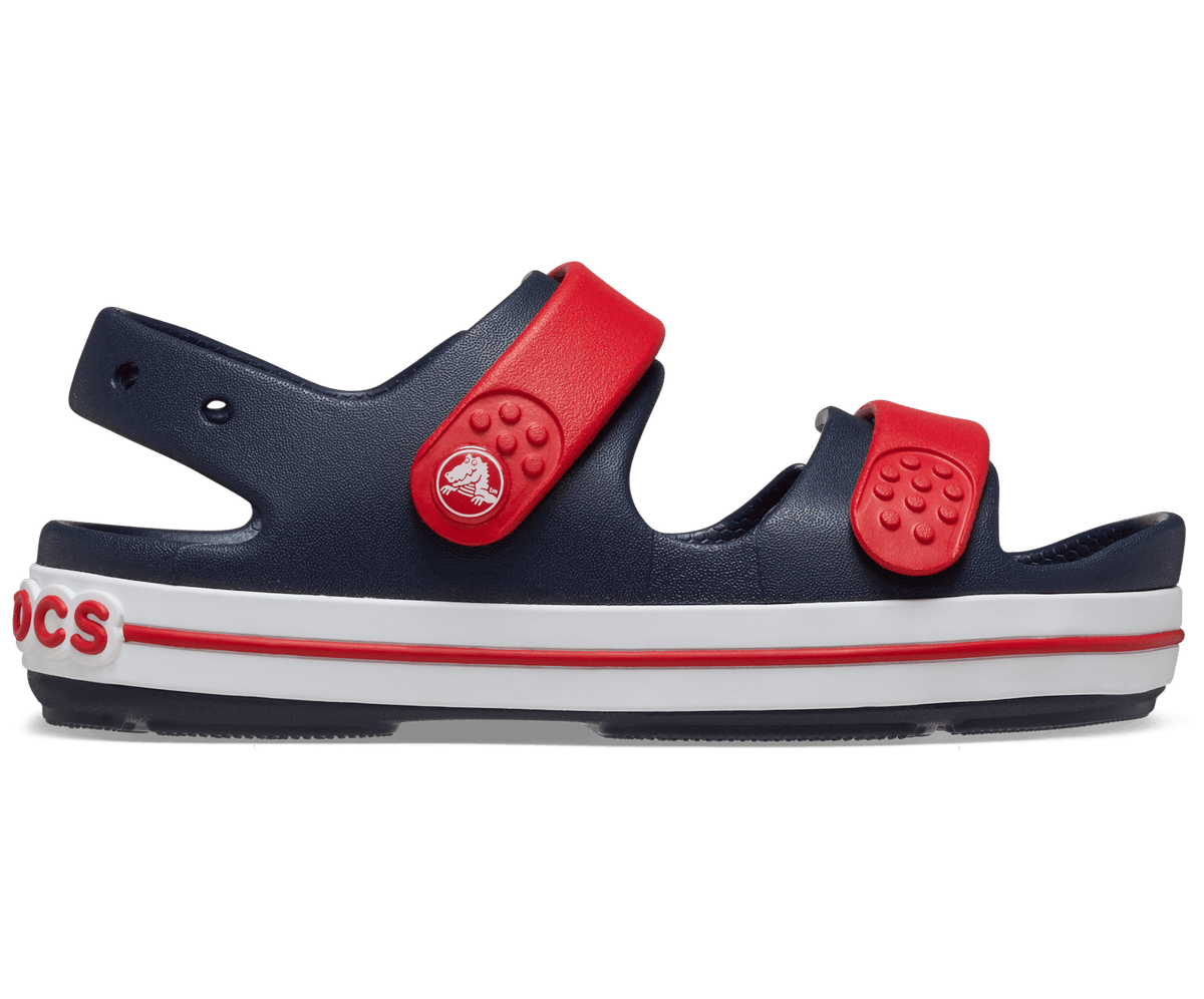 Kids' Crocband鈩?Cruiser Sandal - Navy / Varsity Red