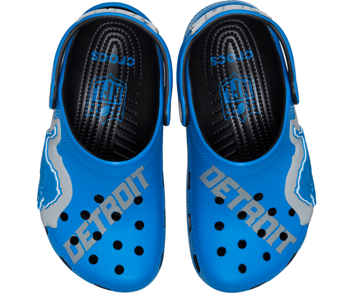 Kids鈥?NFL Detroit Lions Graphic Classic Clog - Multi