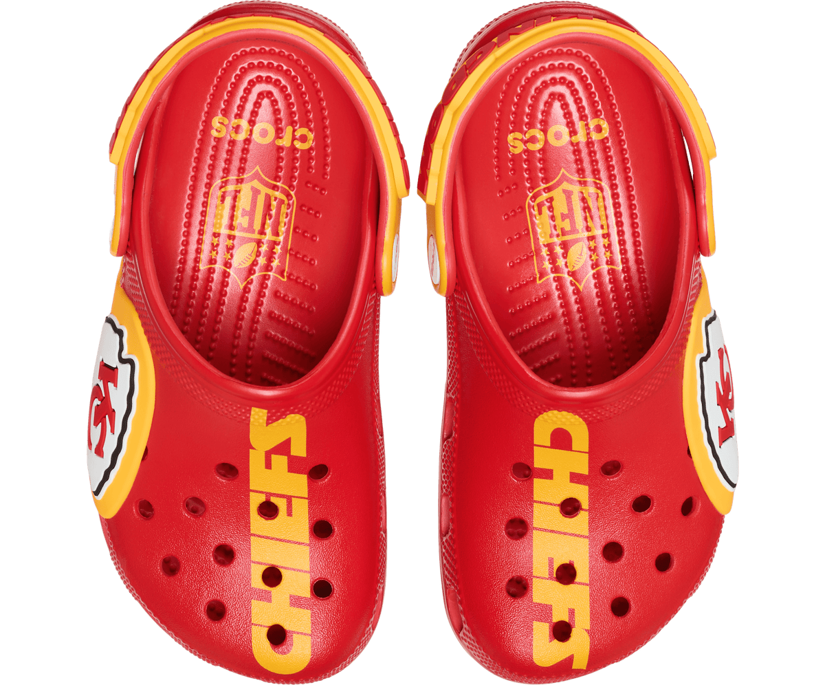 Kids鈥?NFL Kansas City Chiefs Graphic Classic Clog - Multi