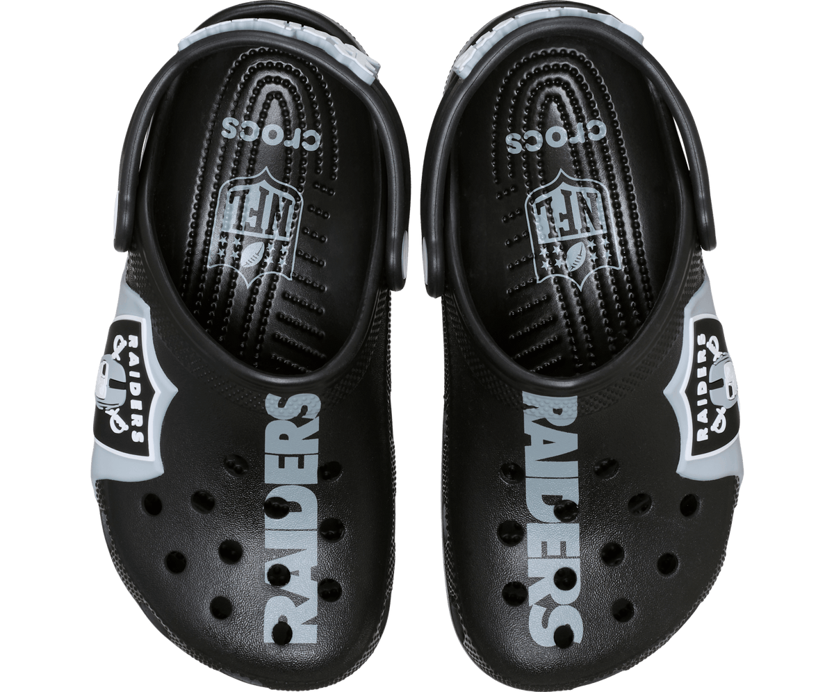 Kids鈥?NFL Las Vegas Raiders Graphic Classic Clog - Multi