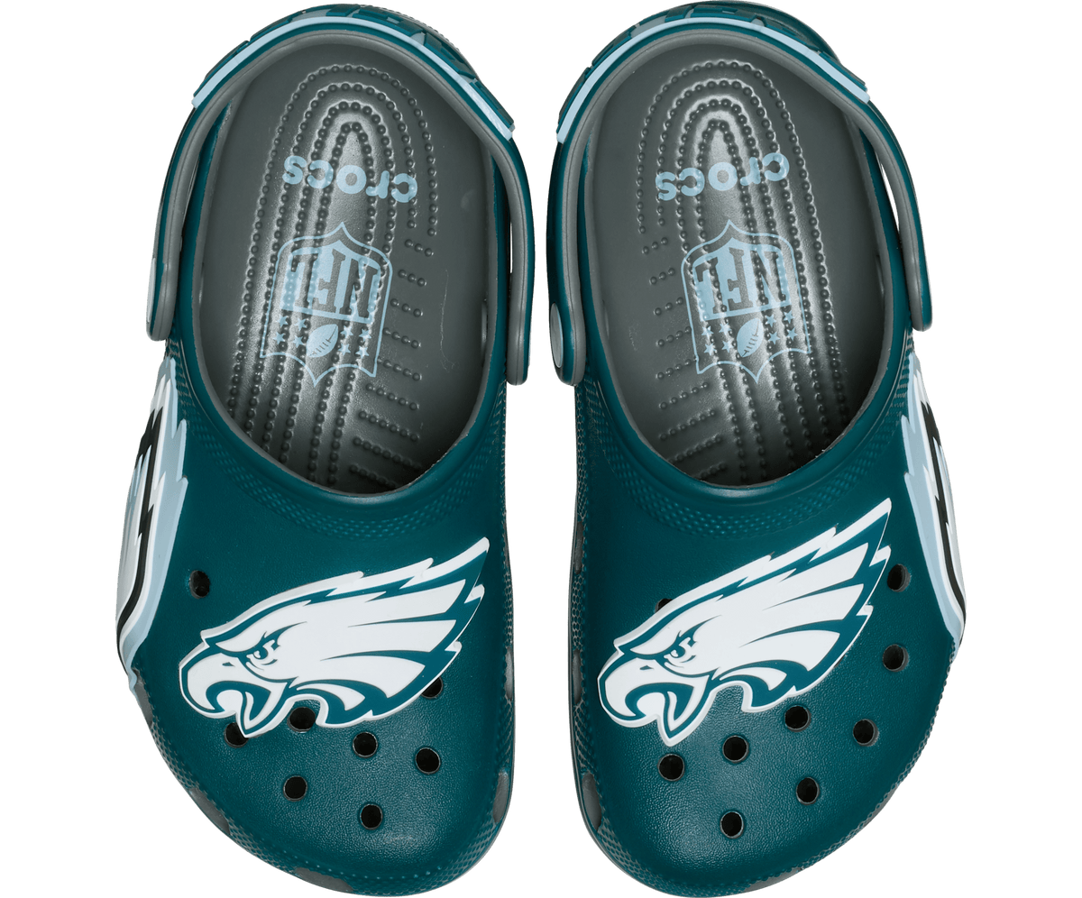 Kids鈥?NFL Philadelphia Eagles Graphic Classic Clog - Multi