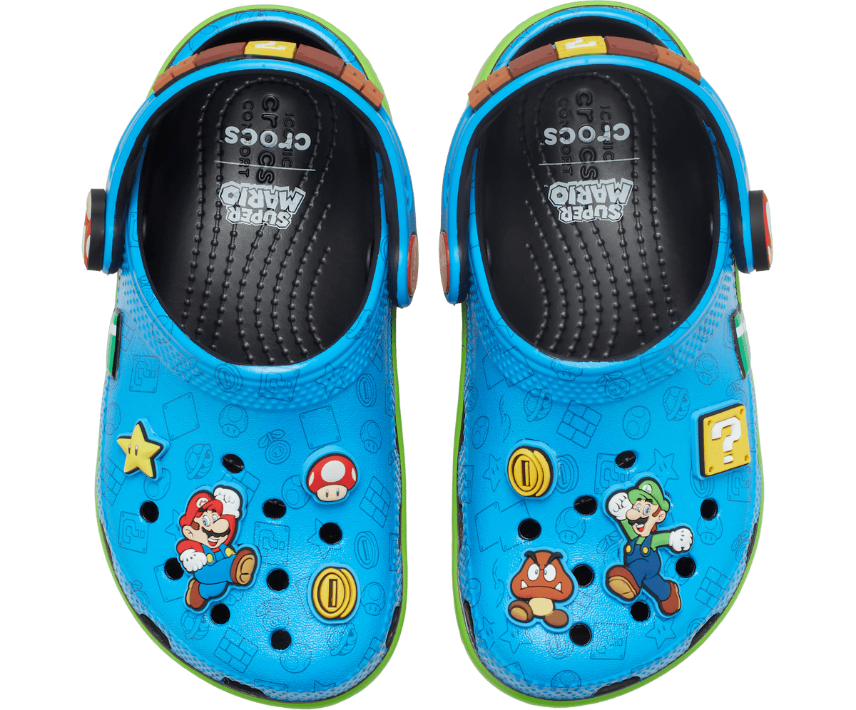 Toddler Super Mario鈩?Core Classic Clog - Multi